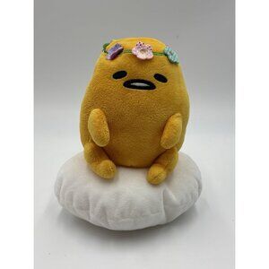 Sanrio 9” Gudetama The Lazy Egg Flower Headband Plush Stuffed Animal Figure